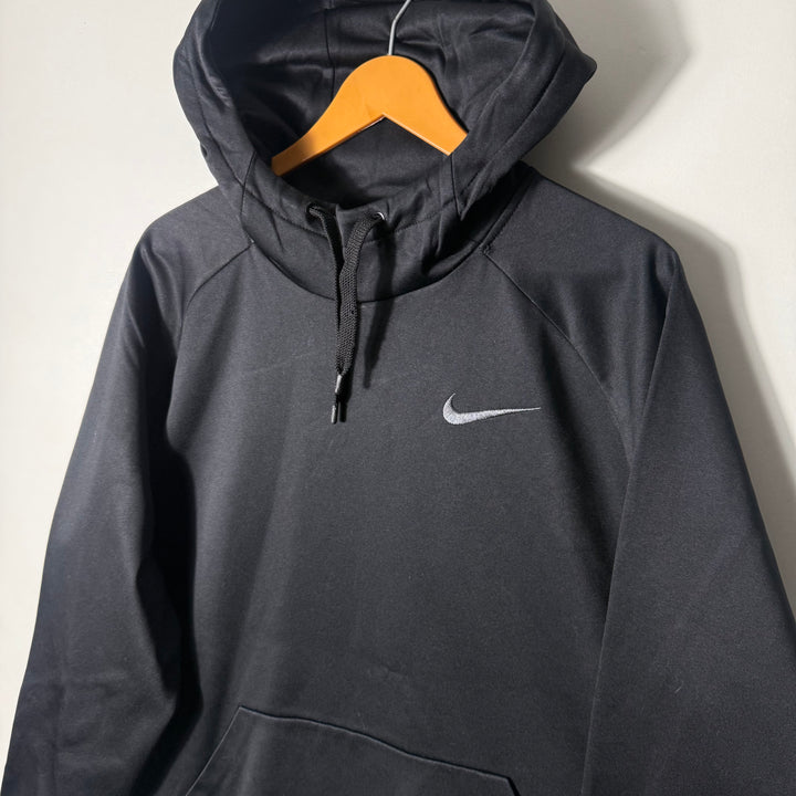 NIKE DRI FIT SPORT HOODIE INNER FLEECE BLACK COLOUR