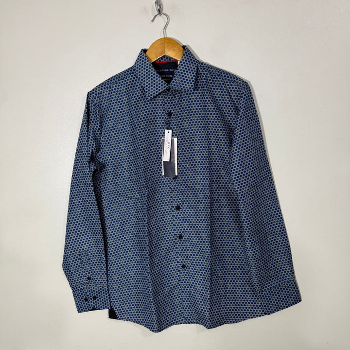 SILVER STONE PRINTED COTTON SHIRT BRAND NEW