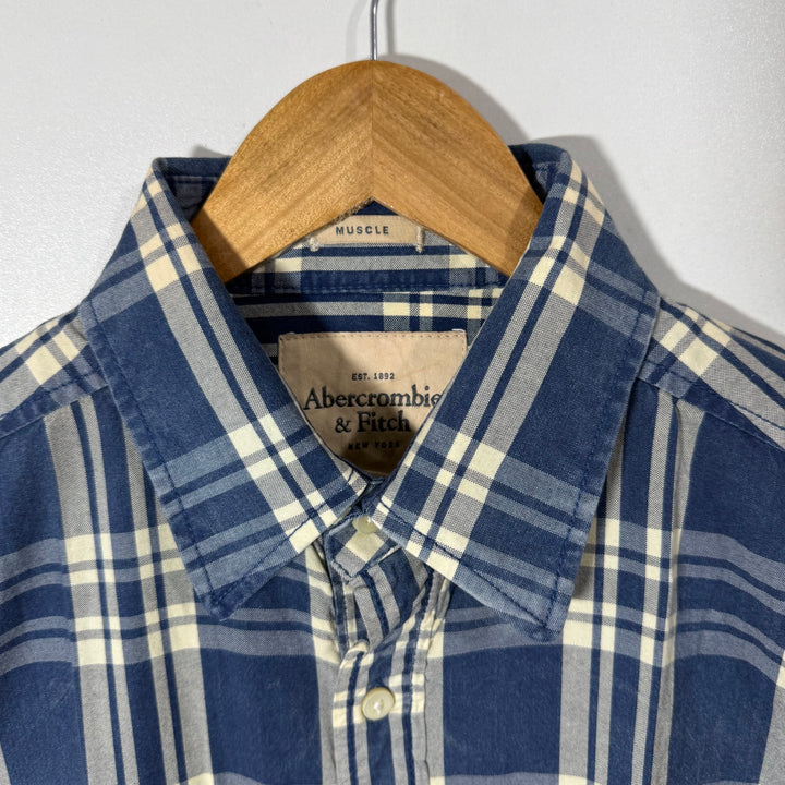 ABERCROMBIE & FITCH MUSCLE FIT CASUAL COTTON SHIRT BRAND NEW