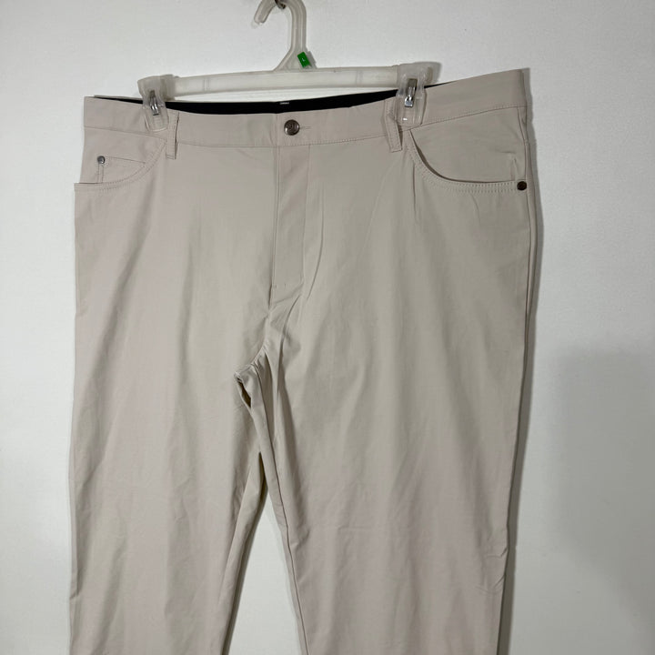 ADIDAS TAPERED FIT PERFORMANCE PANT WITH STRETCH