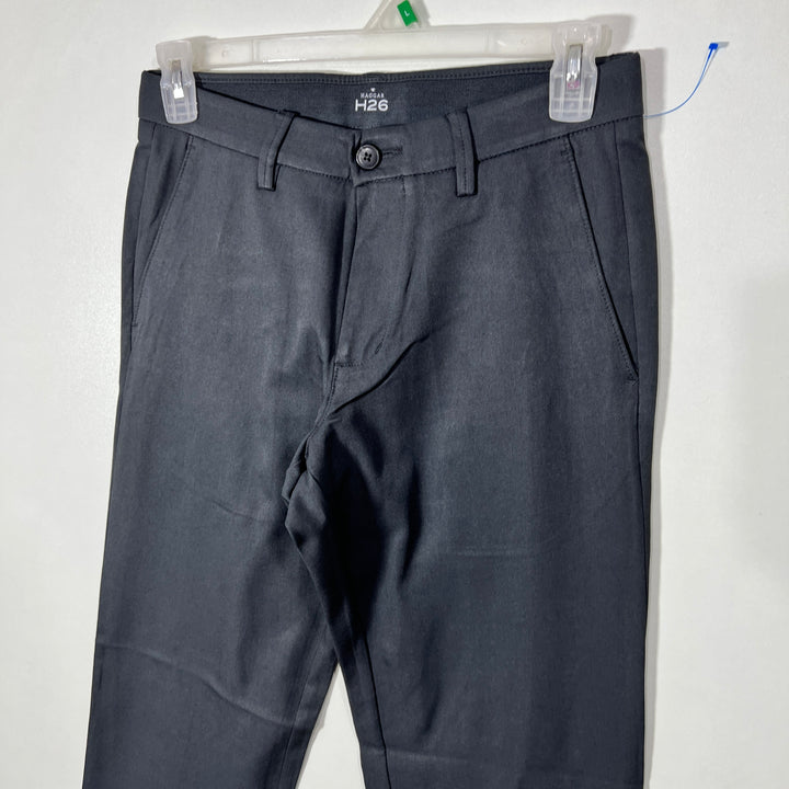 HAGGAR STRAIGHT FIT PERFORMANCE PANT WITH STRETCH GREY COLOUR