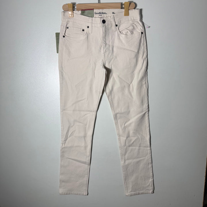 GOOD FELLOW & CO SLIM FIT DENIM PANT BRAND NEW OFF WHITE COLOUR