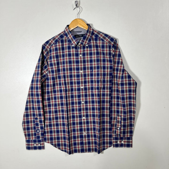 NAUTICA BUTTON DOWN CASUAL COTTON SHIRT