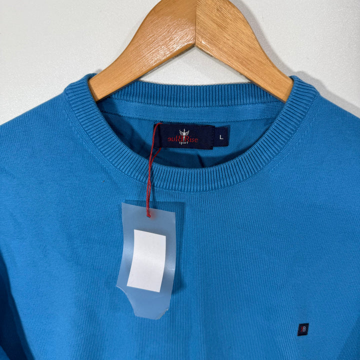 BLUE RISE COTTON SWEATER BRAND NEW
