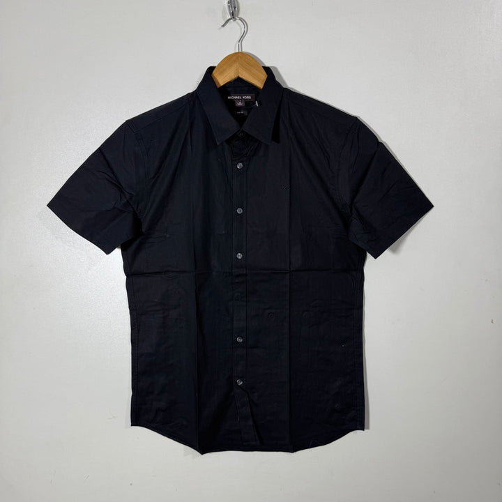 MICHAEL KORS SLIM FIT HALF SLEEVES COTTON SHIRT