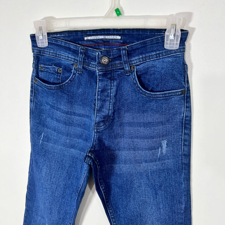 LOUIS POINT SKINNY DENIM PANT WITH STRETCH
