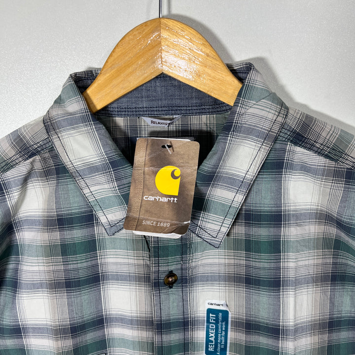 CARHARTT DOUBLE POCKETS HALF SLEEVES CASUAL SHIRT BRAND NEW