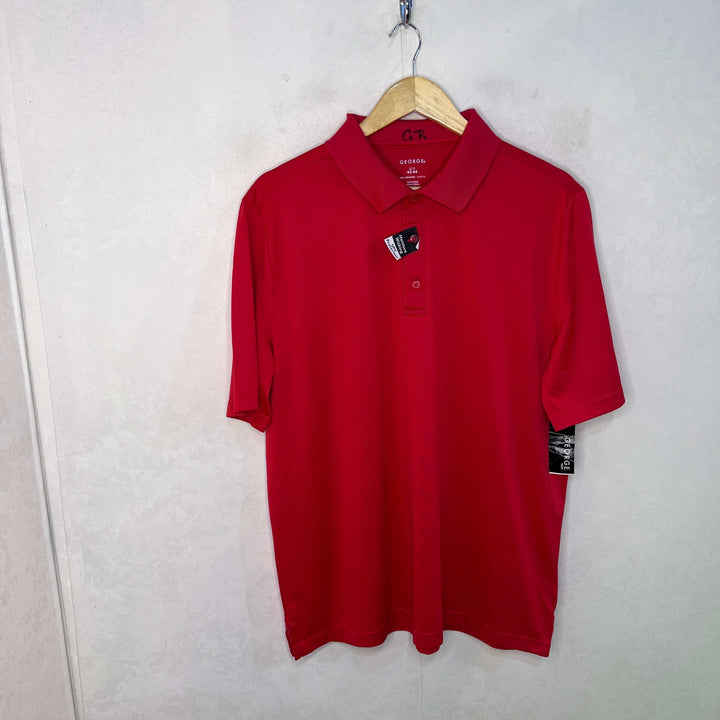 GRORGE MOISTURE WICKING SPORT POLO TSHIRT BRAND NEW - JS BROTHERS 