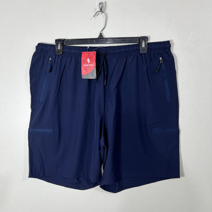 SAINTINY PARACHUTE SPORT SHORT BRAND NEW WITH SIDE ZIP POCKETS