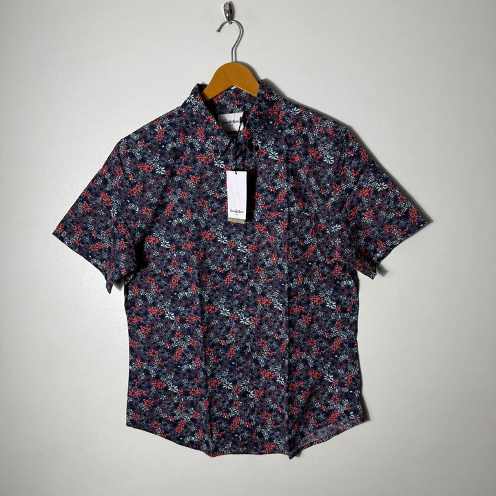 GOOD FELLOW & CO BUTTON DOWN HALF SLEEVES COTTON SHIRT BRAND NEW