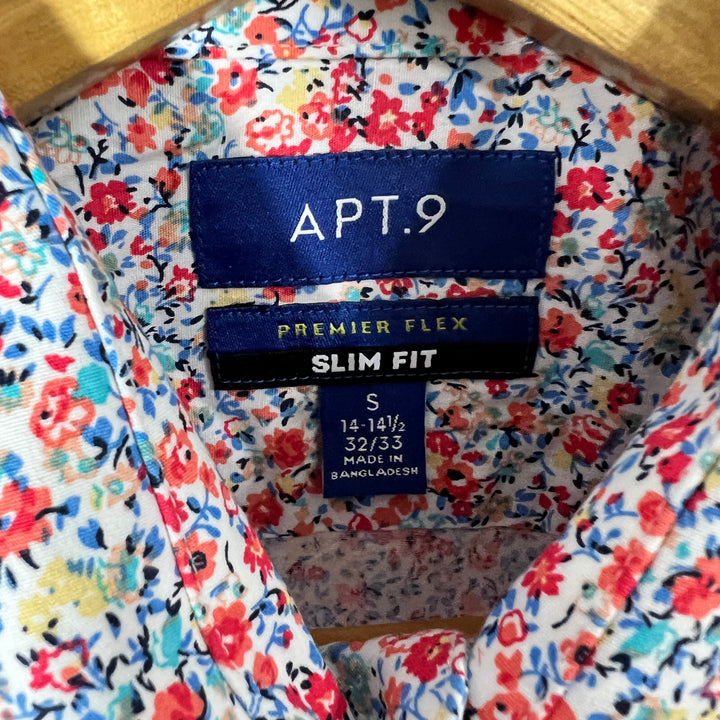 APT.9 SLIM FIT CASUAL COTTON SHIRT