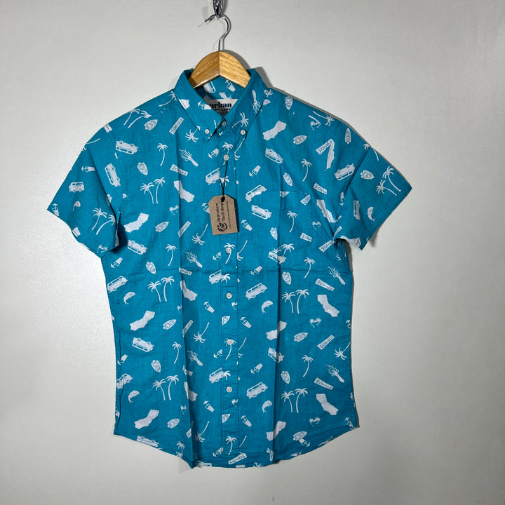 URBAN PIPELINE BUTTON DOWN HALF SLEEVES SHIRT