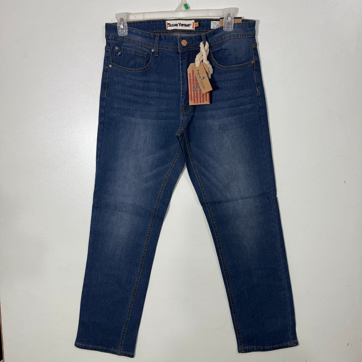 TAILOR VINTAGE RELAXED STRAIGHT FIT DENIM PANT BRAND NEW WITH STRETCH