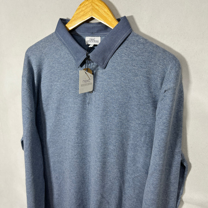 NEXT COTTON POLO SWEATER BRAND NEW