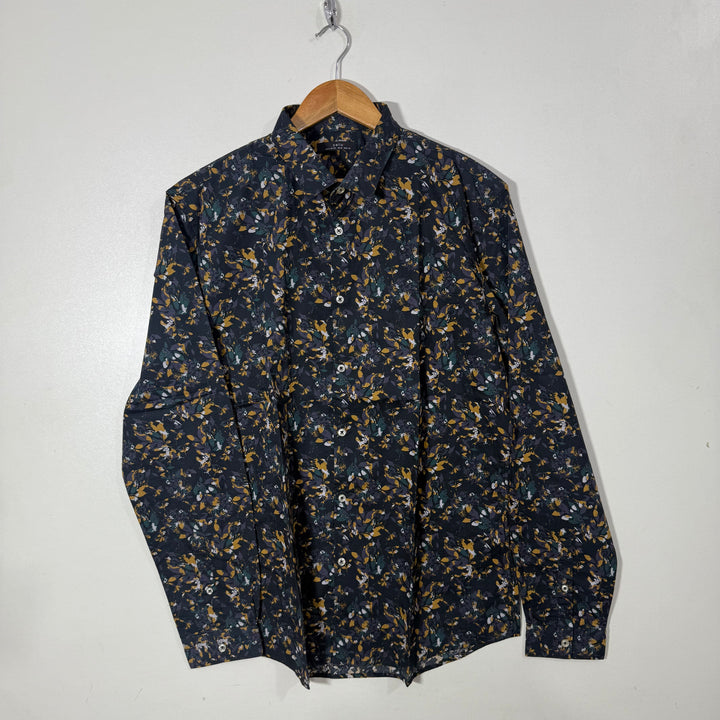 CELIO PRINTED CASUAL COTTON SHIRT