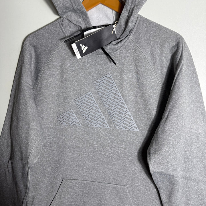 ADIDAS TRAINING SPORT HOODIE BRAND NEW INNER FLEECE GREY COLOUR
