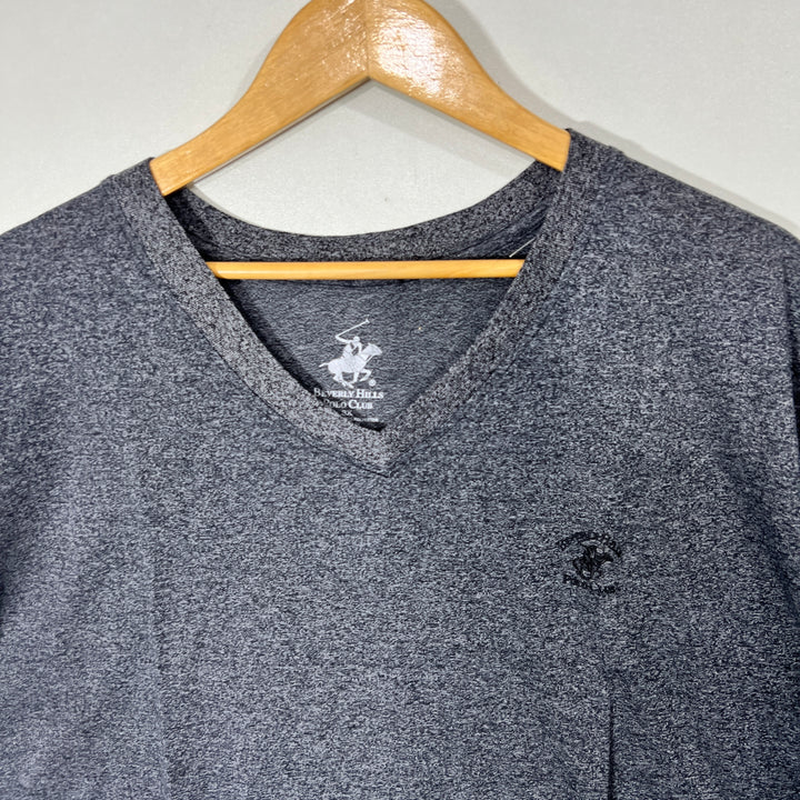 BEVERLY HILLS POLO CLUB V NECK COTTON TSHIRT BRAND NEW