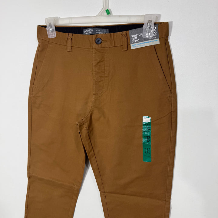 DENIM & CO SLIM FIT COTTON CHINO PANT BRAND NEW WITH STRETCH