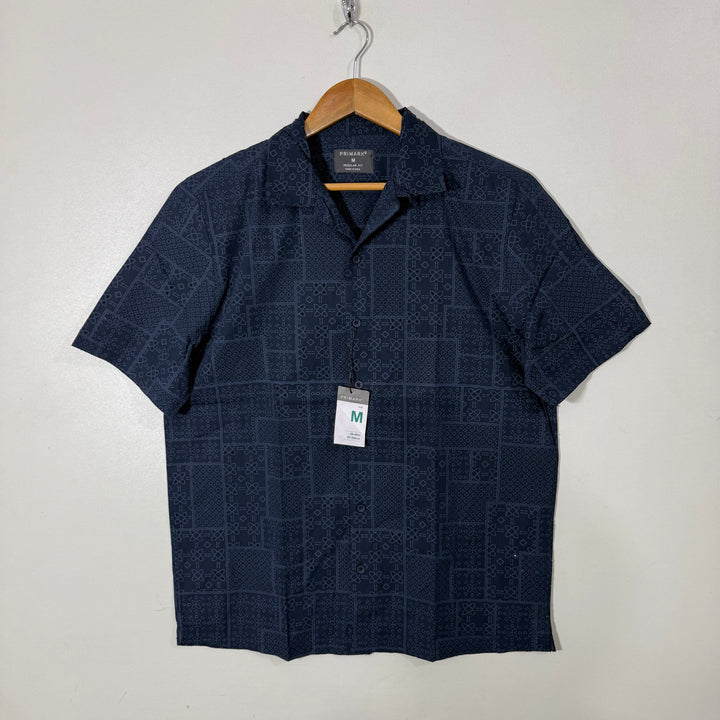 PRIMARK SAFARI COLLAR HALF SLEEVES COTTON SHIRT BRAND NEW