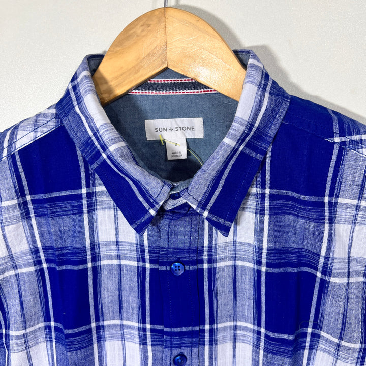 SUN STONE CHECKERED SHIRT