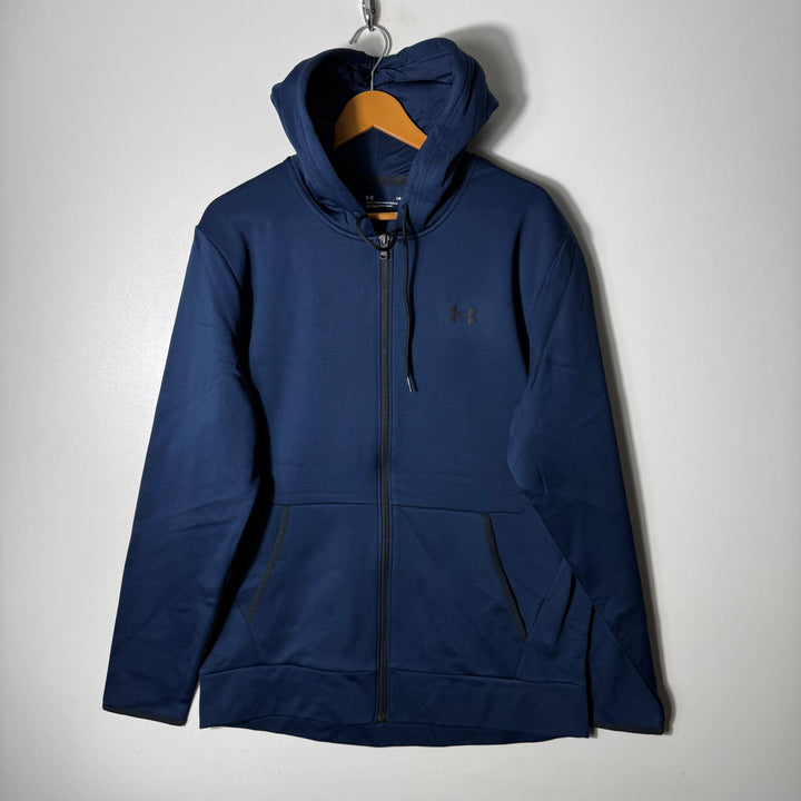 UNDER ARMOUR SPORT JACKET WITH HOOD BLUE COLOUR INNER FLEECE