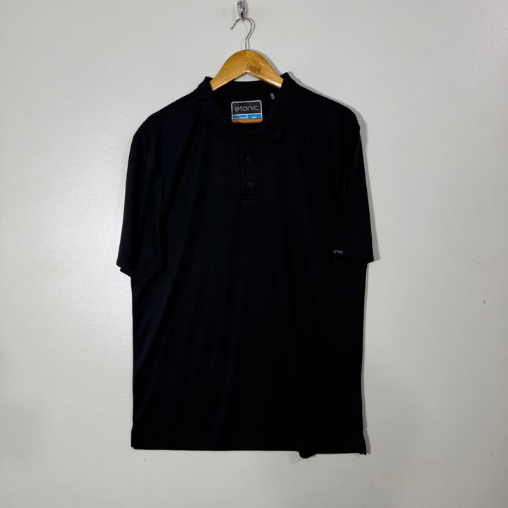 ETONIC SPORT POLO TSHIRT NLACK COLOUR