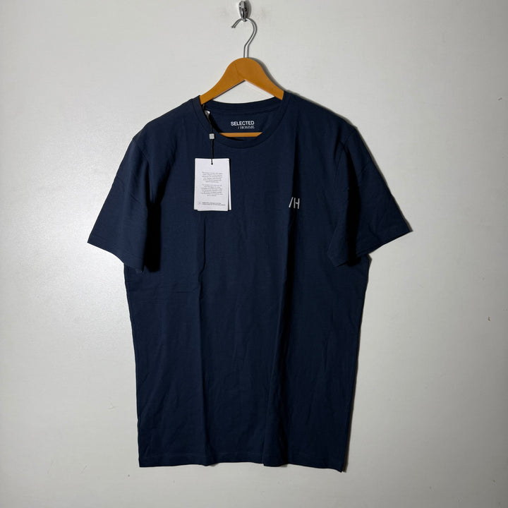 SELECTED HOME COTTON TSHIRT BRAND NEW BLUE COLOUR