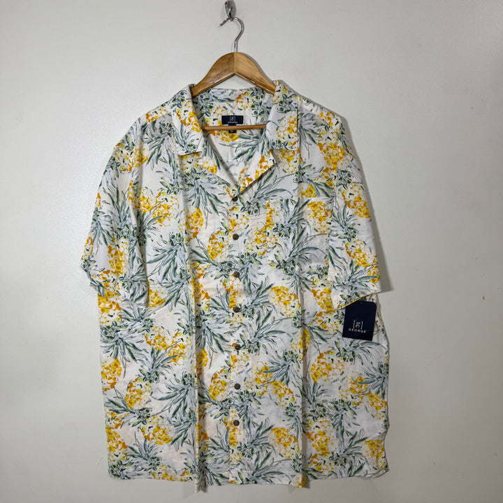 GEORGE HALF SLEEVES SAFARI COLLAR HAWAI SHIRT BRAND NEW (65)