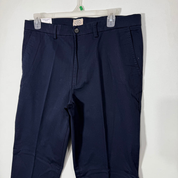 ST JHONS BAY EASY CARE REDUSED WRINKLE RECYCLED POLYESTER COTTON CHINO PANT BRAND NEW WITH STRETCH BLUE COLOUR