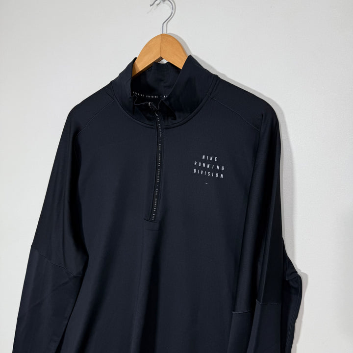 NIKE DRI FIT RUNNING SPORT PULLOVER BLACK COLOUR