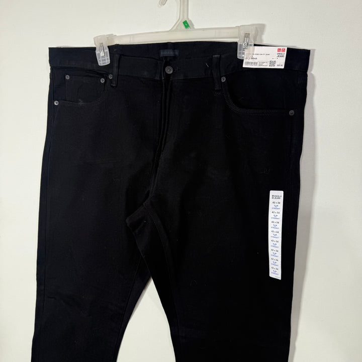 UNIQLO SLIM FIT DENIM PANT BRA NEW WITH STRETCH BLACK COLOUR