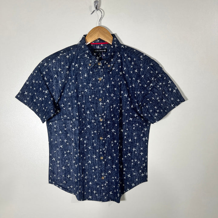 OCEAN BUTTON DOWN HALF SLEEVES SHIRT