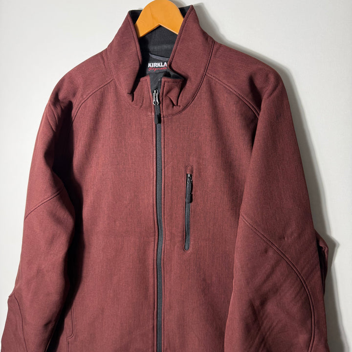 KIRKLAND SOFT SHELL WINDBREAKER JACKET INNER FLEECE