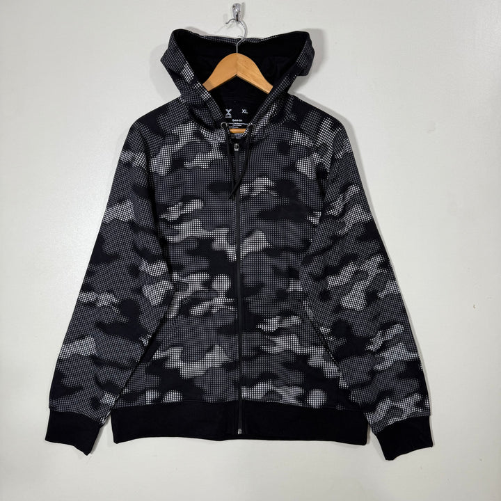 XERSION QUICK DRI CAMOUFLAGE SPORT JACKET INNER FLEECE WITH HOOD