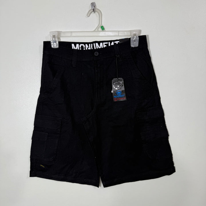 MONUMENT CARGO COTTON SHORT BRAND NEW BLACK COLOUR