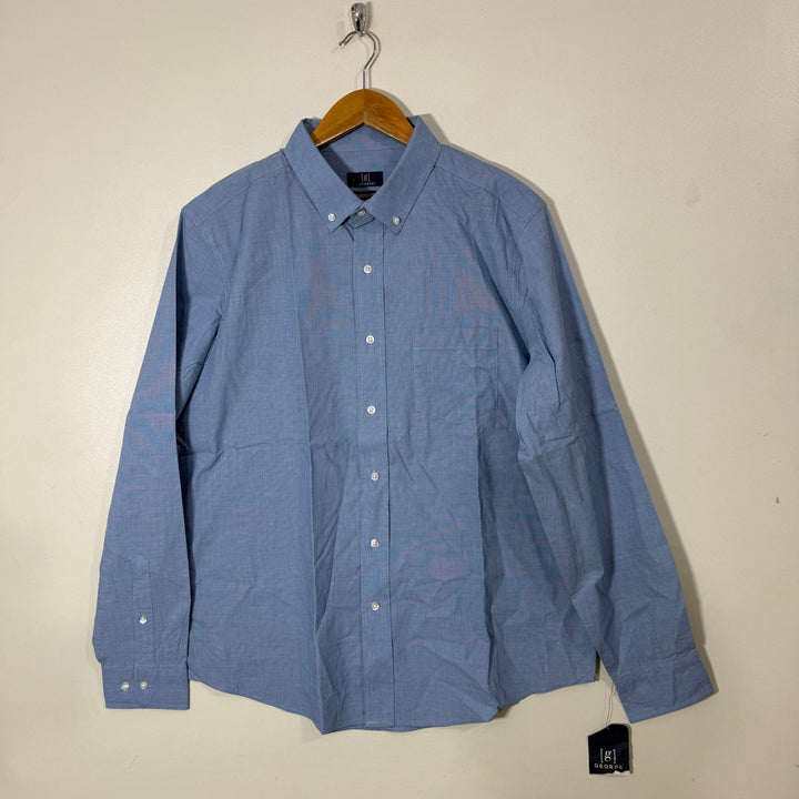 GEORGE CLASSIC FIT BUTTON DOWN CASUAL COTTON SHIRT BRAND NEW