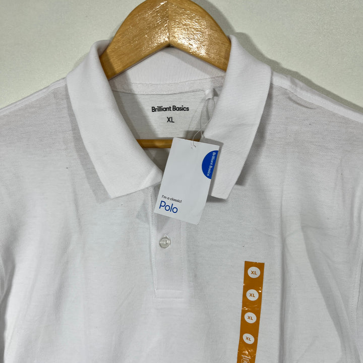 BRILLIANT BASIC COTTON POLO TSHIRT BRAND NEW