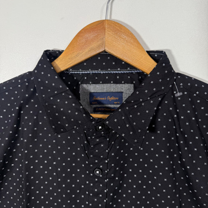 GENTLEMENS OUTFITTERS HALF SLEEVES COTTON SHIRT