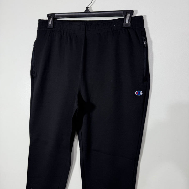 CHAMPION TECH FLEX SPORT TROUSER BLACK COLOUR WITH SIDE ZIP POCKETS