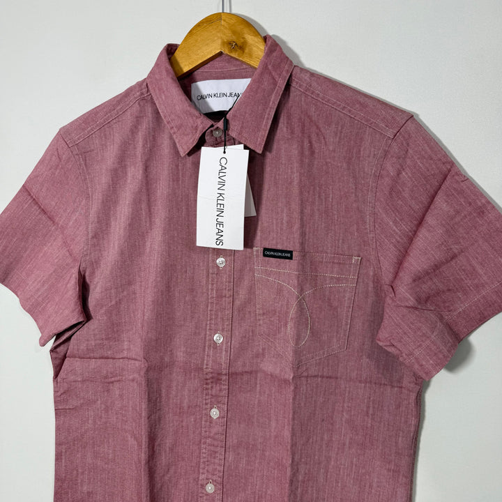 CALVIN KLEIN JEANS HALF SLEEVES COTTON SHIRT BRAND NEW