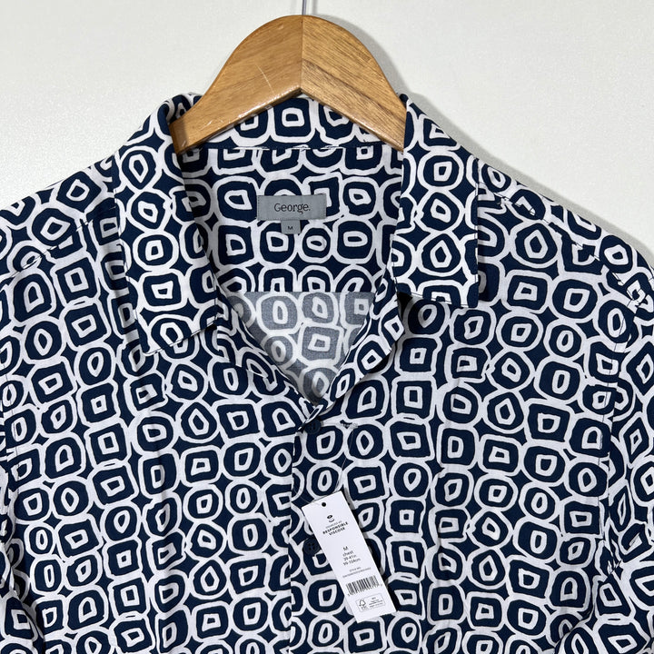 GEORGE SAFARI COLLAR HALF SLEEVES HAWAI SHIRT BRAND NEW
