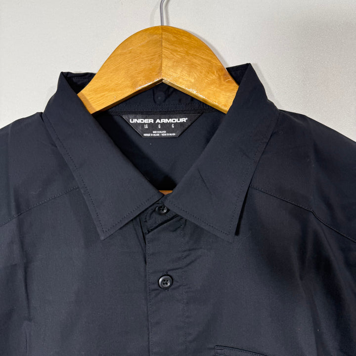 UNDER ARMOUR HALF SLEEVES PERFORMANCE SHIRT BLACK COLOUR