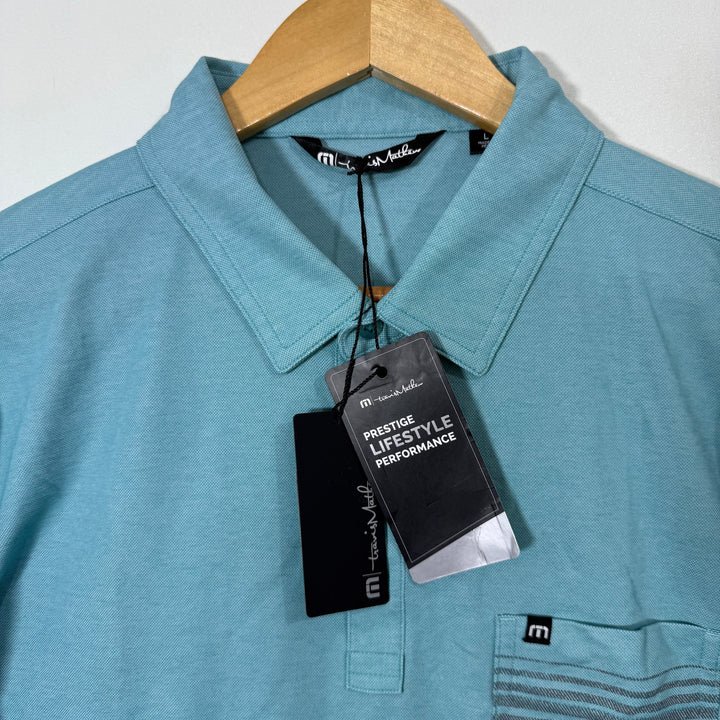 TRAVIS MATHEW COTTON POLO TSHIRT BRAND NEW