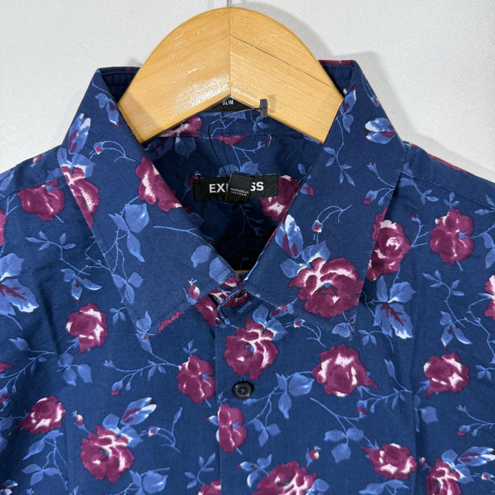 EXPRESS SLIM FIT CASUAL COTTON SHIRT