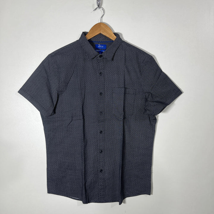 APT.9 SLIM FIT HALF SLEEVES SHIRT