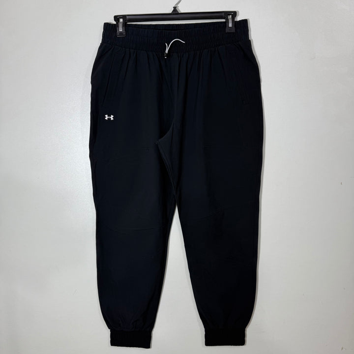 UNDER ARMOUR HYBRID PARACHUTE SPORT TROUSER WITH STRETCH  BLACK COLOUR