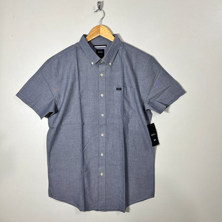 RVCA BUTTON DOWN HALF SLEEVES SHIRT BRAND NEW