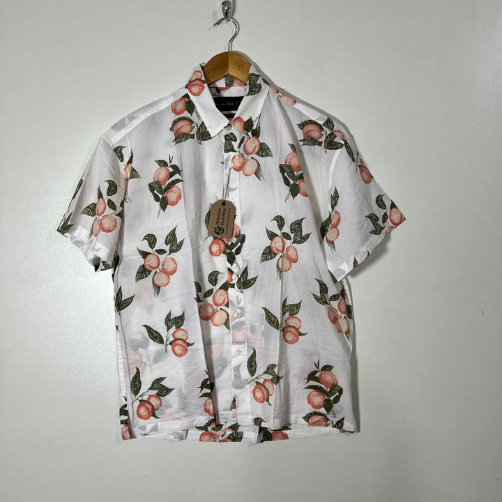 ABERCROMBIE &FITCH OVERSIZED HALF SLEEVES SHIRT