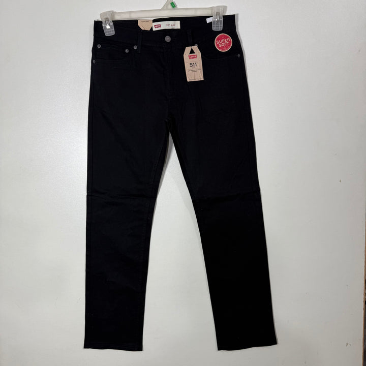 LEVIS 511 STRAIGHT FIT COTTON JEANS BRAND NEW WITH STRETCH BLACK COLOUR