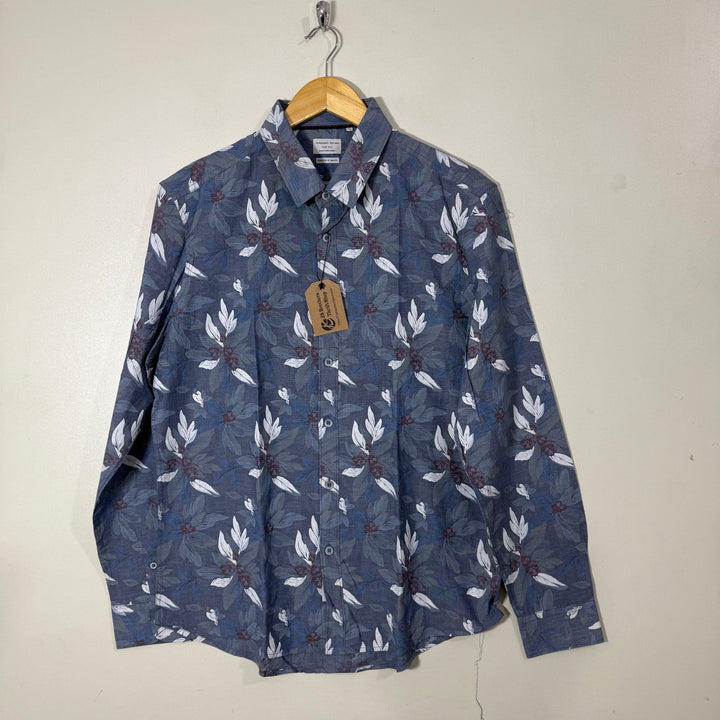 7 DIAMOND BUTTON DOWN CASUAL COTTON SHIRT